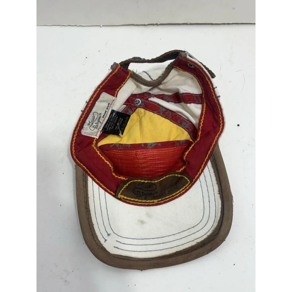 Rare Authentic True‎ Religion Hat – Vintage Y2K Distressed Denim Horseshoe